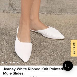 Lulus ribbed flats size 9 brand new